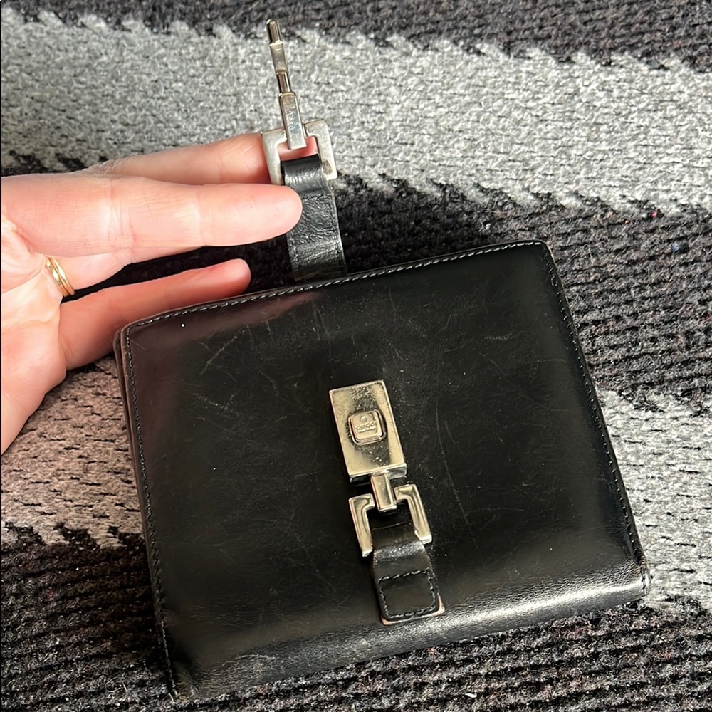 Gucci Black Leather Wallet - Picture 8 of 12